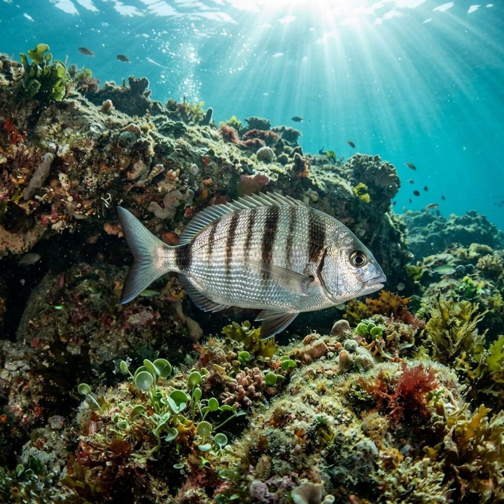 akkaragoz-diplodus-sargus Sualtı Fotoğrafı