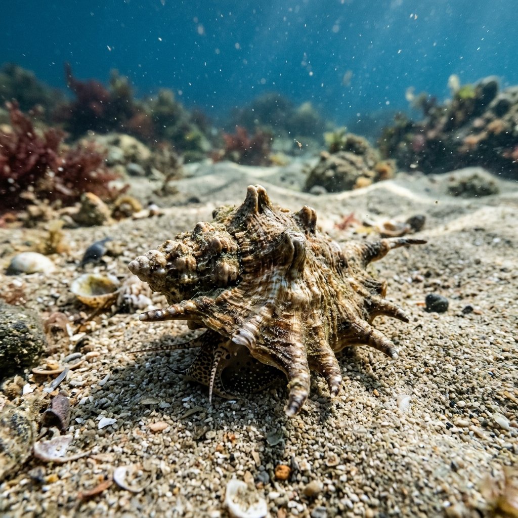 aporrhais-chenopus-serresianus Sualtı Fotoğrafı