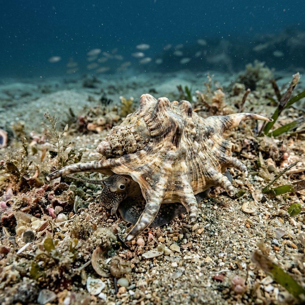aporrhais-pespelecani-aporrhais-pespelecani Sualtı Fotoğrafı