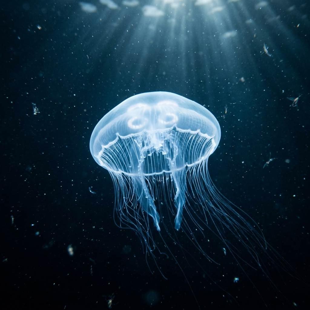 denizanasi-aurelia-aurita Sualtı Fotoğrafı