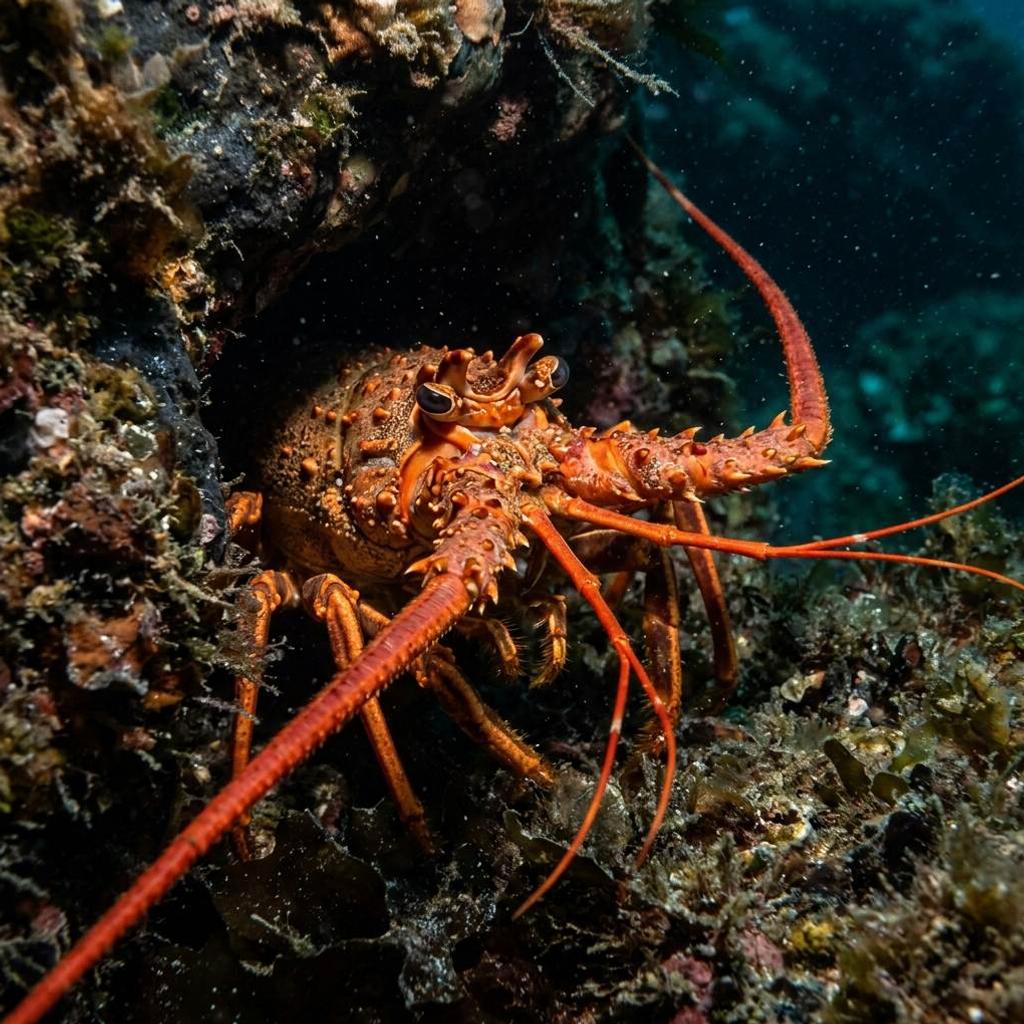 bocek-palinurus-elephas Sualtı Fotoğrafı