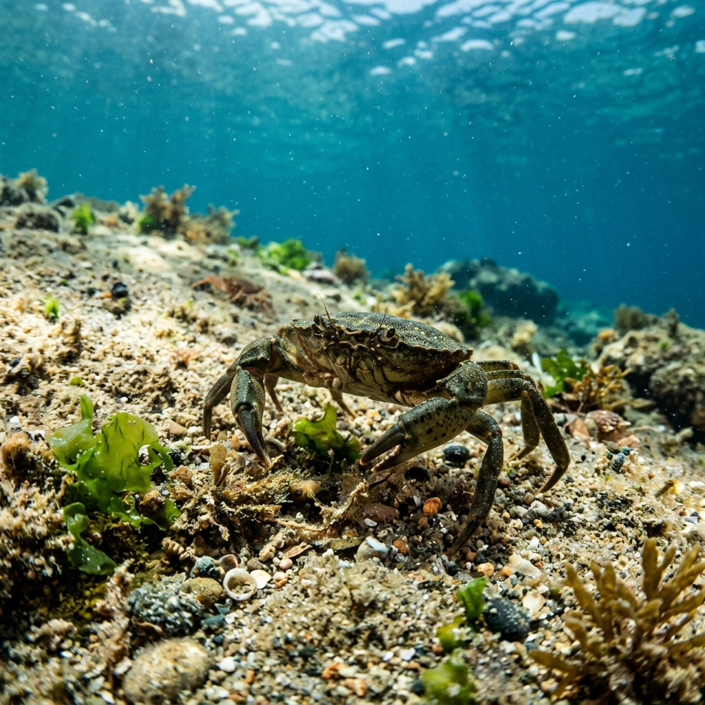 cingene-pavuryasi-carcinus-aestuarii Sualtı Fotoğrafı