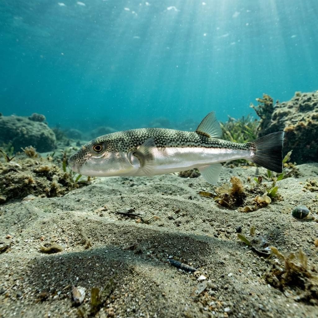 cuce-balon-baligi-torquigener-flavimaculosus Sualtı Fotoğrafı