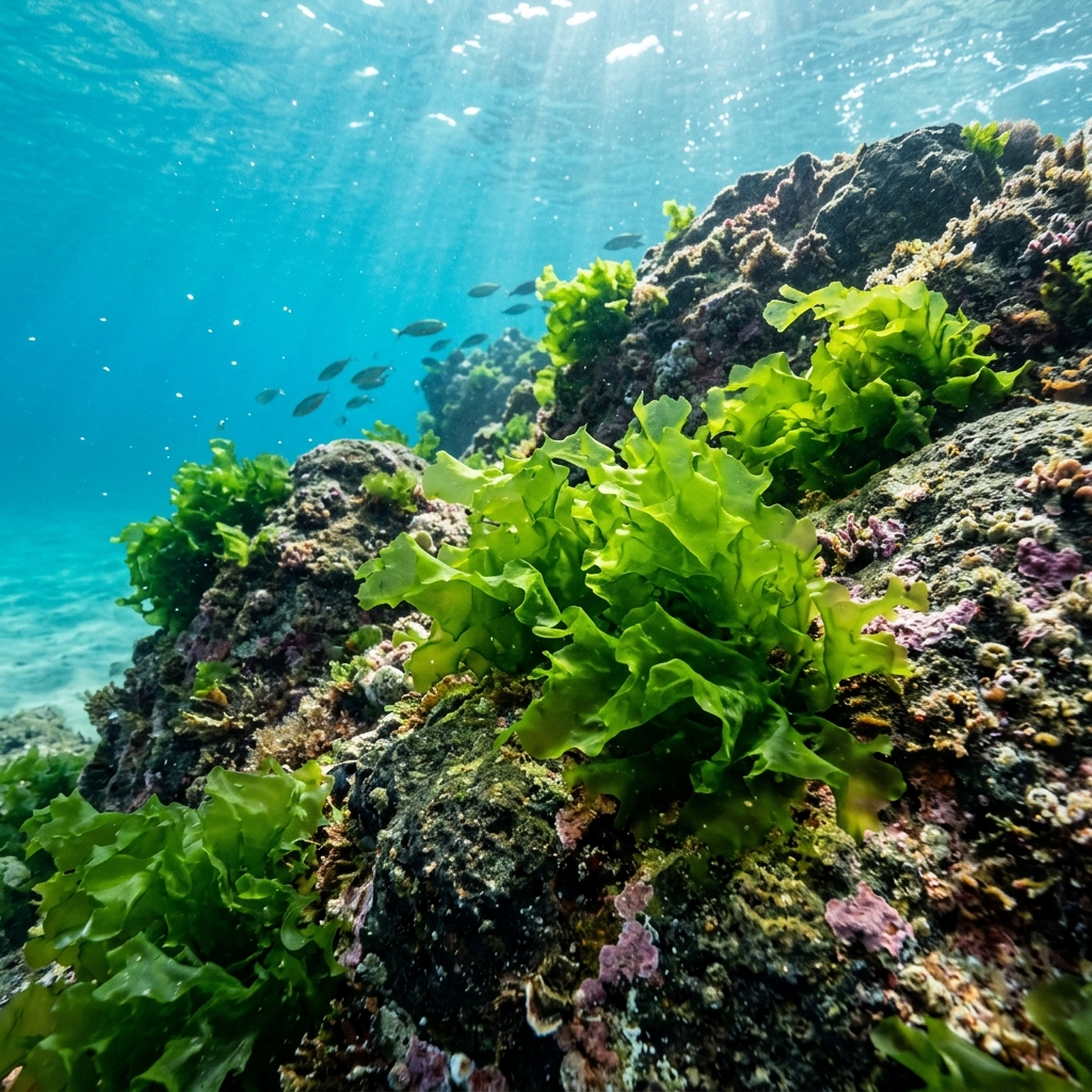 deniz-marulu-ulva-lactula Sualtı Fotoğrafı