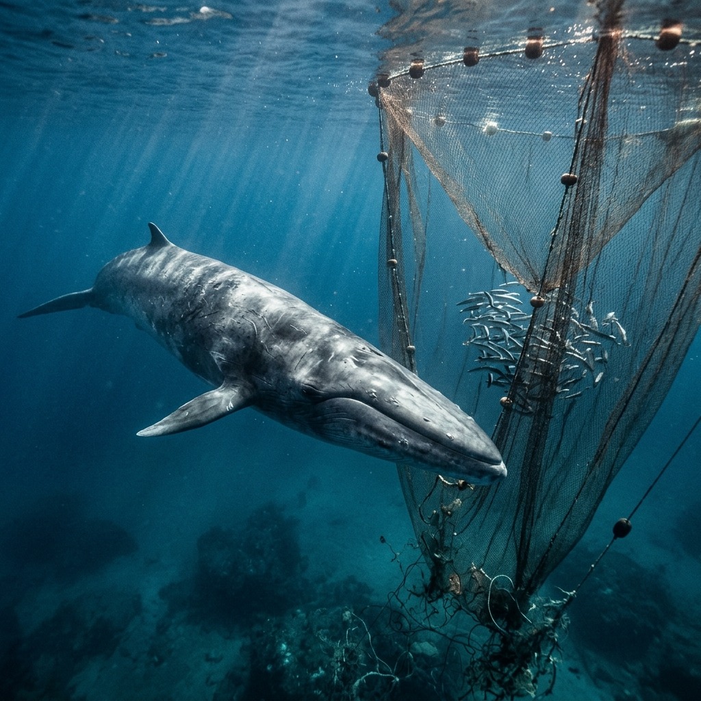 balikciligin-balinalara-etkisi-balaenoptera-physalus Sualtı Fotoğrafı