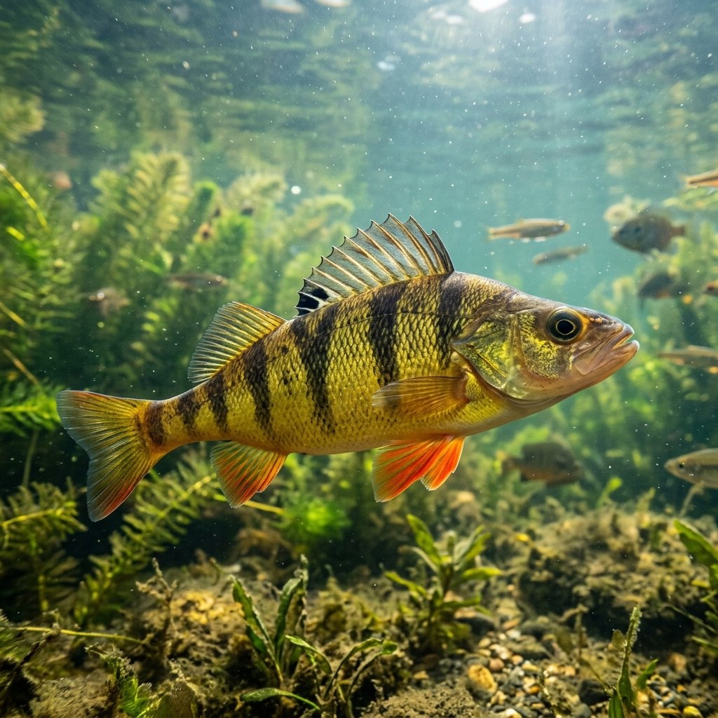 fitolitofil-perca-flavescens Sualtı Fotoğrafı