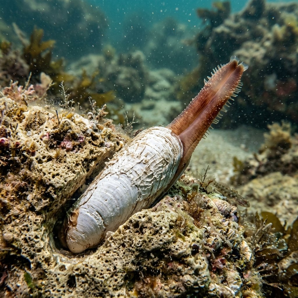 folas-pholas-dactylus Sualtı Fotoğrafı