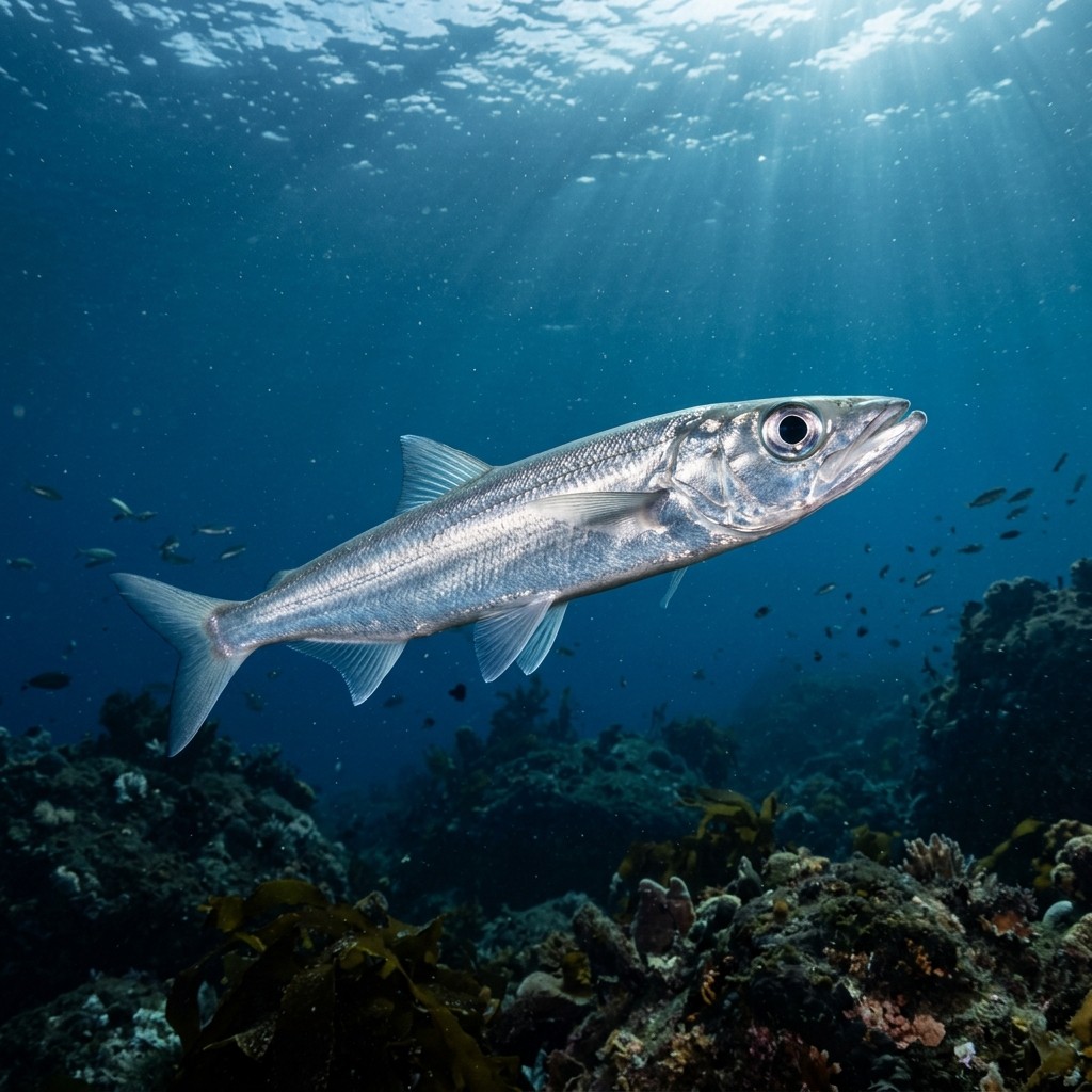 gumus-baligi-argentina-sphyraena Sualtı Fotoğrafı
