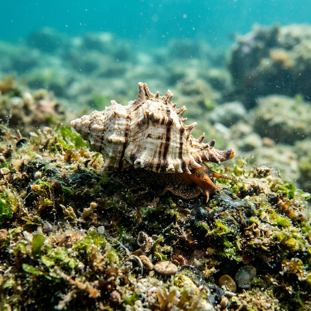 hexaplex-trunculus-hexaplex-trunculus Sualtı Fotoğrafı