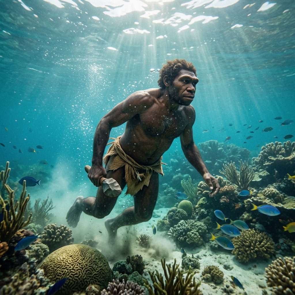 bilimsel-isim-homo-erectus Sualtı Fotoğrafı