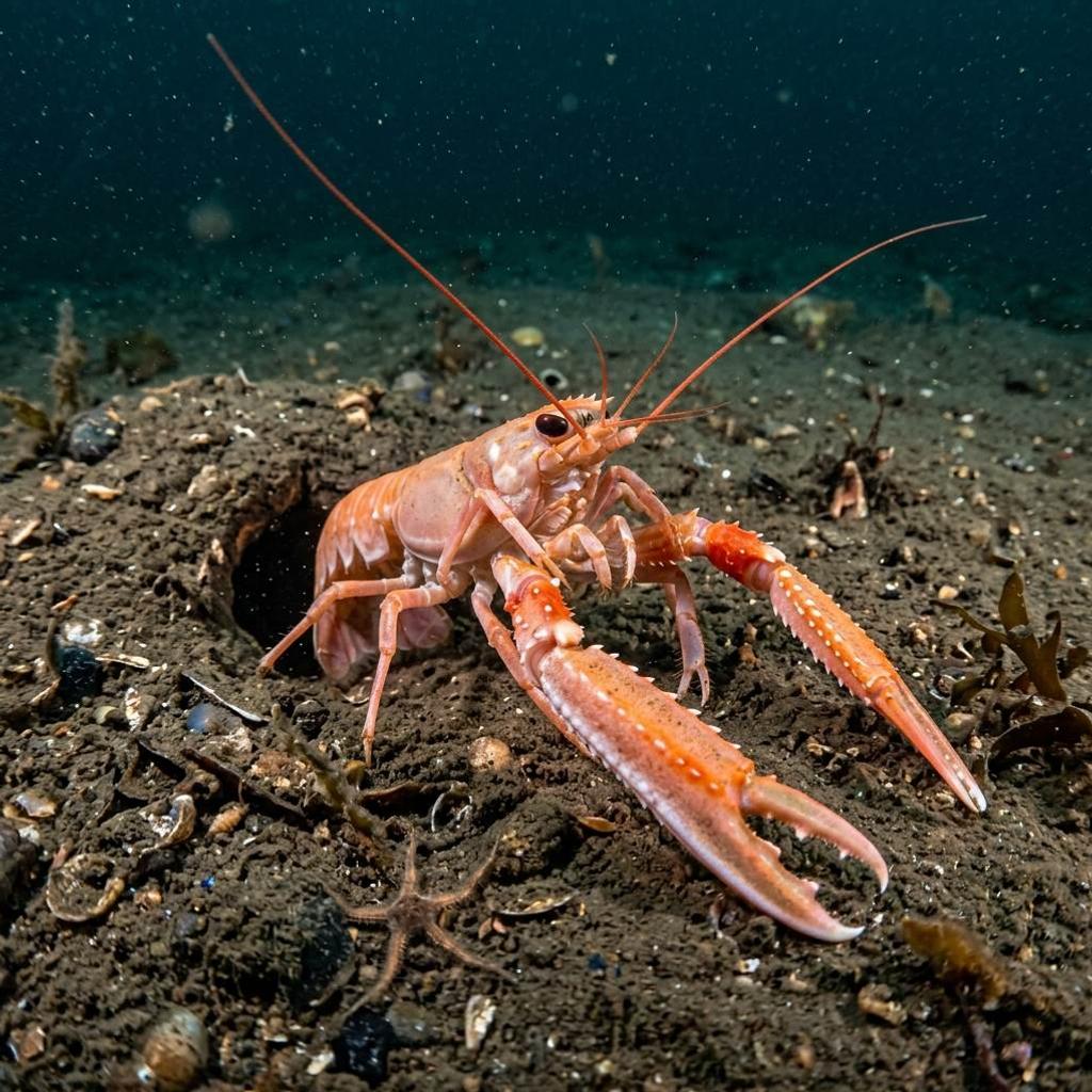 istakoz-nephrops-norvegicus Sualtı Fotoğrafı