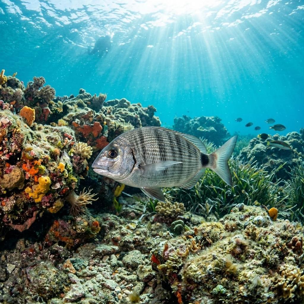 karagoz-diplodus-sargus Sualtı Fotoğrafı