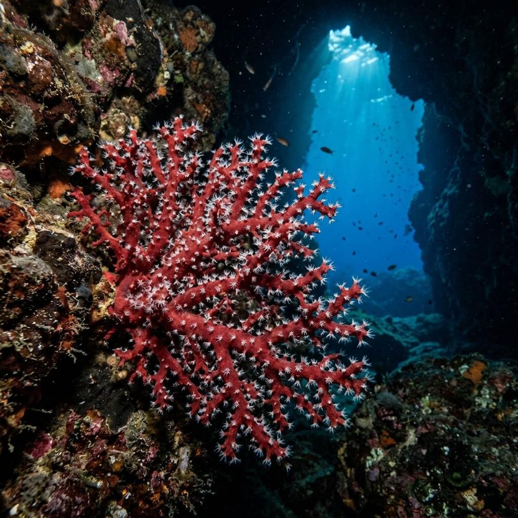 kirmizi-mercan-corallium-rubrum Sualtı Fotoğrafı