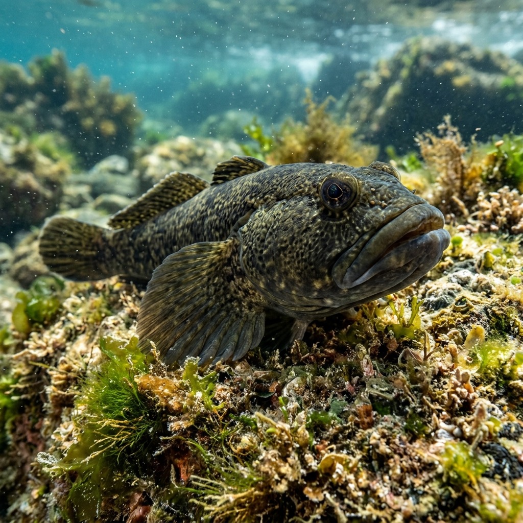 Kocabaş Kaya Balığı (Neogobius eurycephalus) Sualtı Fotoğrafı