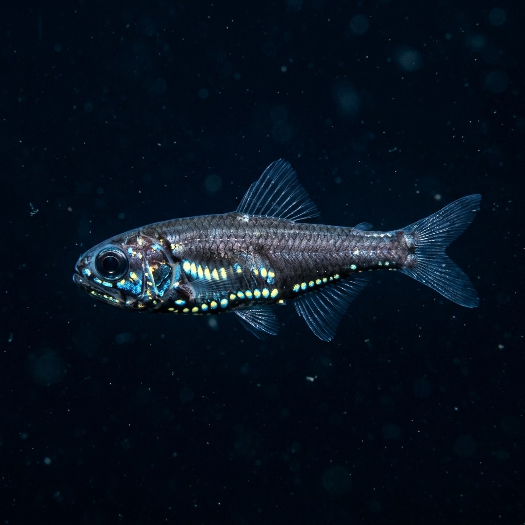 Lampanyctus Pusillus - Pygmy Lanternfish (Lampanyctus pusillus) Sualtı Fotoğrafı