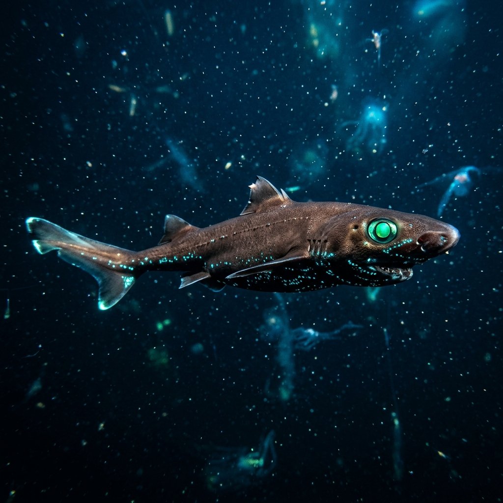 karacamgoz-etmopterus-spinax Sualtı Fotoğrafı