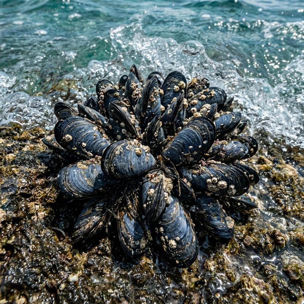 midye-mytilus-galloprovincialis Sualtı Fotoğrafı