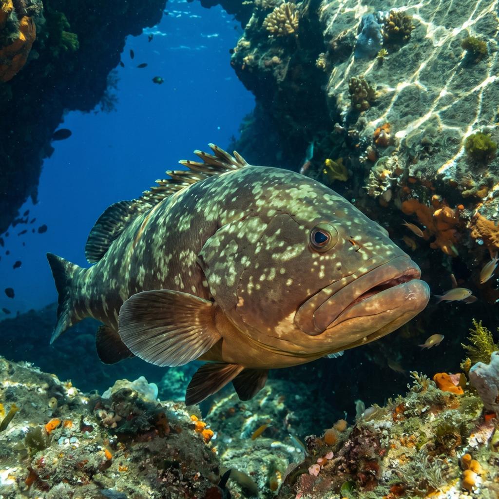 orfoz-epinephelus-caninus Sualtı Fotoğrafı