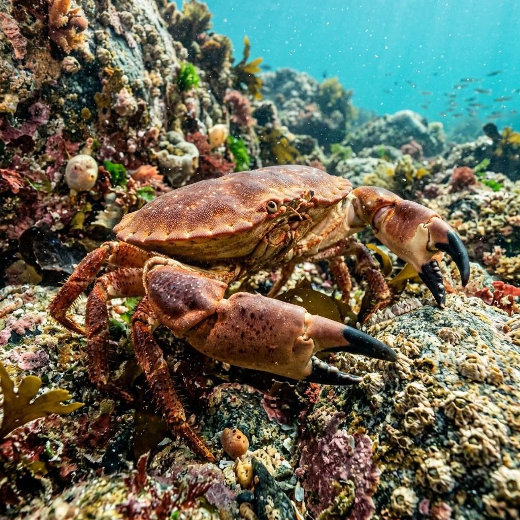 yengec-cancer-pagurus Sualtı Fotoğrafı