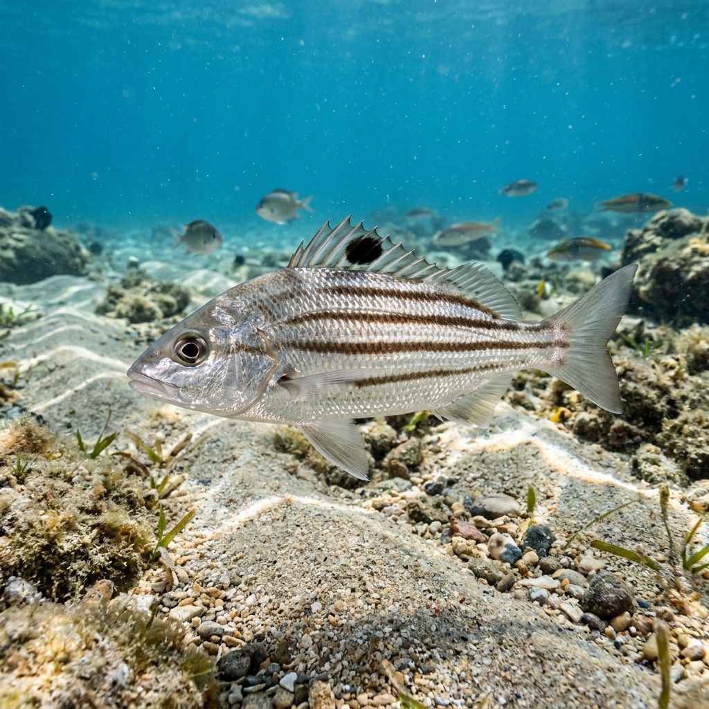 ispinoz-pelates-quadrilineatus Sualtı Fotoğrafı