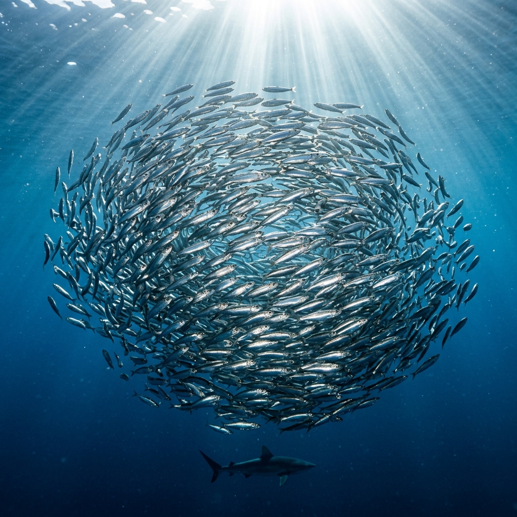 Sardalya (Sardina pilchardus) Sualtı Görseli
