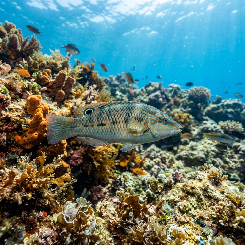 beneklicircir-baligi-symphodus-ocellatus Sualtı Fotoğrafı