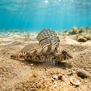 Küçüküzgün Balığı - Sailfin Dragonet Thumbnail