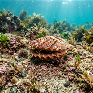 Chlamys Varia - Variegated Scallop (Chlamys varia) Thumbnail