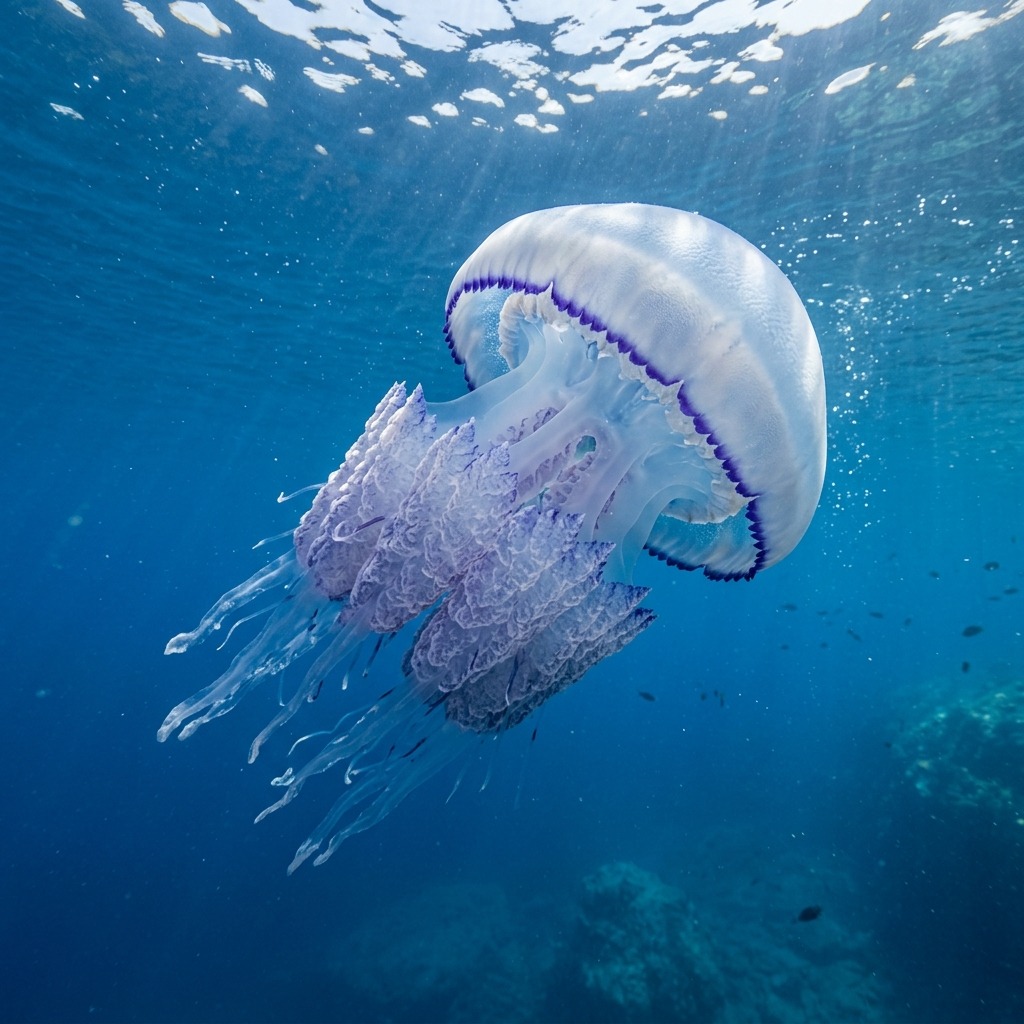 Deniz Lahanası (Rhizostoma pulmo) Thumbnail