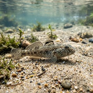 Tatlısukaya Balığı - Monkey Goby (Neogobius fluviatilis fluviatilis) Thumbnail