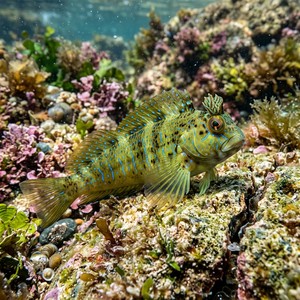 İbiklihorozbina Balığı - Peacock Blenny (Salaria pavo) Thumbnail