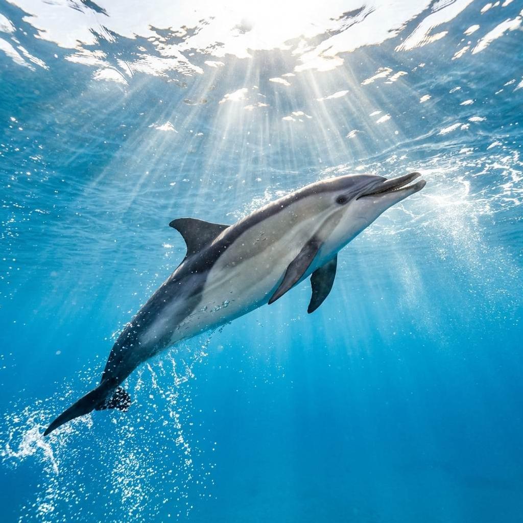yunus-delphinus-delphis Sualtı Fotoğrafı